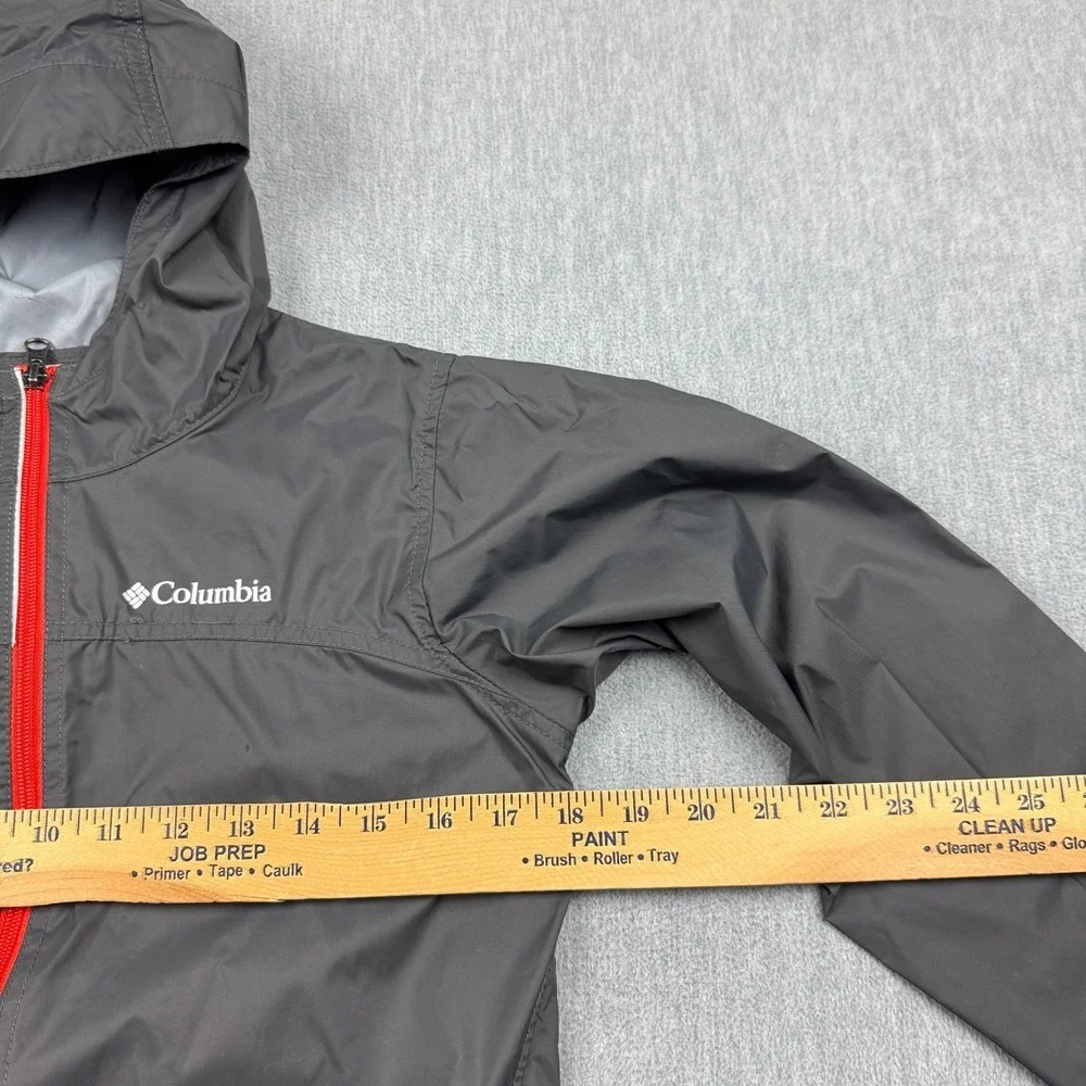 Columbia Jacket‎ Youth Boys Medium 10/12 Black Glennaker Hooded Windbreaker Kids